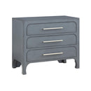  Coast2Coast Chelsea 95438 Burnished Grey Transitional Three Drawer Accent Chest IMAGE 1