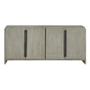  Coast2Coast Merino 95445 Grey Transitional Four Door Credenza IMAGE 2