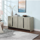  Coast2Coast Merino 95445 Grey Transitional Four Door Credenza IMAGE 6