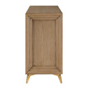  Coast2Coast Sherwood 95449 Wheat Brown Transitional Four Door Credenza IMAGE 3