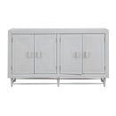  Coast2Coast Winborne 95452 Whitewash Transitional Four Door Credenza IMAGE 2