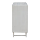  Coast2Coast Winborne 95452 Whitewash Transitional Four Door Credenza IMAGE 3