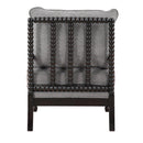  Coast2Coast Middlebury 95460 Dark Brown and Grey Transitional Accent Chair IMAGE 4