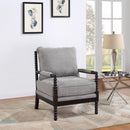  Coast2Coast Middlebury 95460 Dark Brown and Grey Transitional Accent Chair IMAGE 6