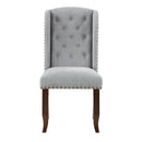  Coast2Coast Edmund 95465 Brown and Grey Traditional Accent Dining Chair - Set of Two IMAGE 3