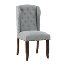  Coast2Coast Edmund 95465 Brown and Grey Traditional Accent Dining Chair - Set of Two IMAGE 4
