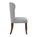  Coast2Coast Edmund 95465 Brown and Grey Traditional Accent Dining Chair - Set of Two IMAGE 5