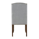  Coast2Coast Edmund 95465 Brown and Grey Traditional Accent Dining Chair - Set of Two IMAGE 6