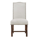  Coast2Coast Hamilton 95466 Brown and Oatmeal Traditional Accent Dining Chair - Set of Two IMAGE 3