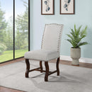  Coast2Coast Hamilton 95466 Brown and Oatmeal Traditional Accent Dining Chair - Set of Two IMAGE 8