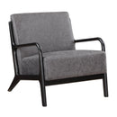 Coast2Coast Kendall 95472 Black and Charcoal Transitional Accent Chair IMAGE 1