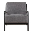  Coast2Coast Kendall 95472 Black and Charcoal Transitional Accent Chair IMAGE 2