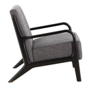  Coast2Coast Kendall 95472 Black and Charcoal Transitional Accent Chair IMAGE 3