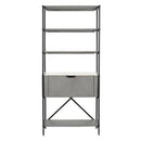  Coast2Coast Nebulous 97519 Grey and White Transitional One Drawer Etagere - 2 Cartons IMAGE 2