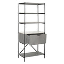  Coast2Coast Nebulous 97519 Grey and White Transitional One Drawer Etagere - 2 Cartons IMAGE 4