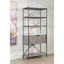  Coast2Coast Nebulous 97519 Grey and White Transitional One Drawer Etagere - 2 Cartons IMAGE 5