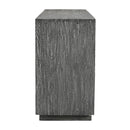  Coast2Coast Ersa 97520 Weathered Grey and Silver Transitional Four Door Credenza IMAGE 3