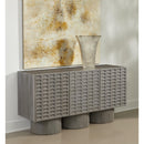  Coast2Coast Telesto 97523 Grey Transitional Three Door Credenza IMAGE 7