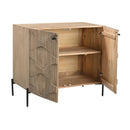  Coast2Coast Narvi 97527 Light Brown Transitional Two Door Cabinet IMAGE 4