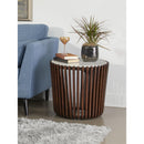  Coast2Coast Chandler 97540 Natural and Black Farmhouse End Table IMAGE 4