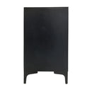  Coast2Coast Methone 97544 Natural and Black Transitional Two Door Cabinet IMAGE 3