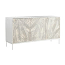  Coast2Coast Cloudfield 97559 Weathered White Coastal Three Door Credenza IMAGE 1