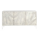  Coast2Coast Cloudfield 97559 Weathered White Coastal Three Door Credenza IMAGE 2