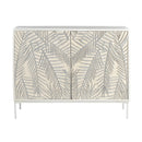  Coast2Coast Cloudfield 97560 Weathered White Coastal Two Door Cabinet IMAGE 2