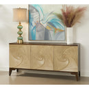  Coast2Coast Ogallala 97583 Distressed Brown and Tan Transitional Three Door Credenza IMAGE 9