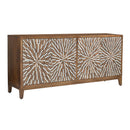  Coast2Coast Artesia 97586 Multicolor Transitional Four Door Credenza IMAGE 1