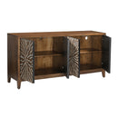  Coast2Coast Artesia 97586 Multicolor Transitional Four Door Credenza IMAGE 4