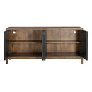  Coast2Coast Artesia 97586 Multicolor Transitional Four Door Credenza IMAGE 5