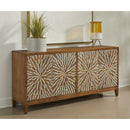 Coast2Coast Artesia 97586 Multicolor Transitional Four Door Credenza IMAGE 8