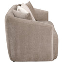  Coaster Furniture Townsend 504754 Chenille Upholstered Rolled Arm Sofa - Latte IMAGE 8