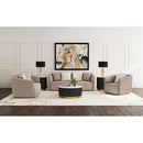  Coaster Furniture Townsend 504755 Chenille Upholstered Rolled Arm Loveseat - Latte IMAGE 9