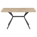  Coaster Furniture Edgecreek 108481 53-inch Composite Wood Dining Table - Light Brown IMAGE 2