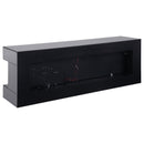  Coaster Furniture Vallerie 710021 71" TV Stand with Visual Flame Box - Grey Mirror IMAGE 5
