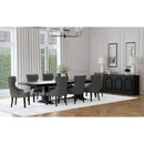  Coaster Furniture Baney 115562 Fabric Upholstered Dining Side Chair - Grey and Black IMAGE 10