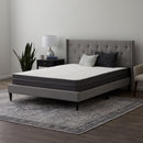  Weekender 10" Hybrid Bonnell Spring Gel Memory Foam Mattress - Cal King/Gray IMAGE 6
