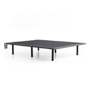  Malouf Thin Deck Upholstered Platform Bed Frame - Twin/Charcoal IMAGE 1