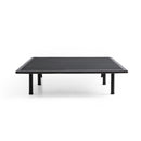  Malouf Thin Deck Upholstered Platform Bed Frame - Cal King/Charcoal IMAGE 4