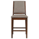  Coaster Furniture Patterson 108889 Upholstered Counter Chair - Mango Oak IMAGE 3