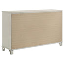  Coaster Furniture Olivia 224953 6-Drawer Dresser Cabinet - Pearl White IMAGE 6