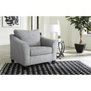  Benchcraft Mathonia 51903U2 Oversized Chair and Ottoman IMAGE 2