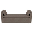 Coaster Furniture Robin 910280 Upholstered Accent Bench with Armrests - Brown IMAGE 2