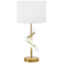  Coaster Furniture Kingsley 920238 30-inch Drum Shade Table Lamp - Gold IMAGE 1