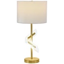  Coaster Furniture Kingsley 920238 30-inch Drum Shade Table Lamp - Gold IMAGE 3