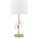  Coaster Furniture Kingsley 920238 30-inch Drum Shade Table Lamp - Gold IMAGE 4