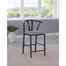  Coaster Furniture Dolman 105549 Counter Height Dining Side Chair - Grey IMAGE 2