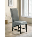  Coaster Furniture Barrand 106389 Upholstered Dining Side Chair - Grey IMAGE 2